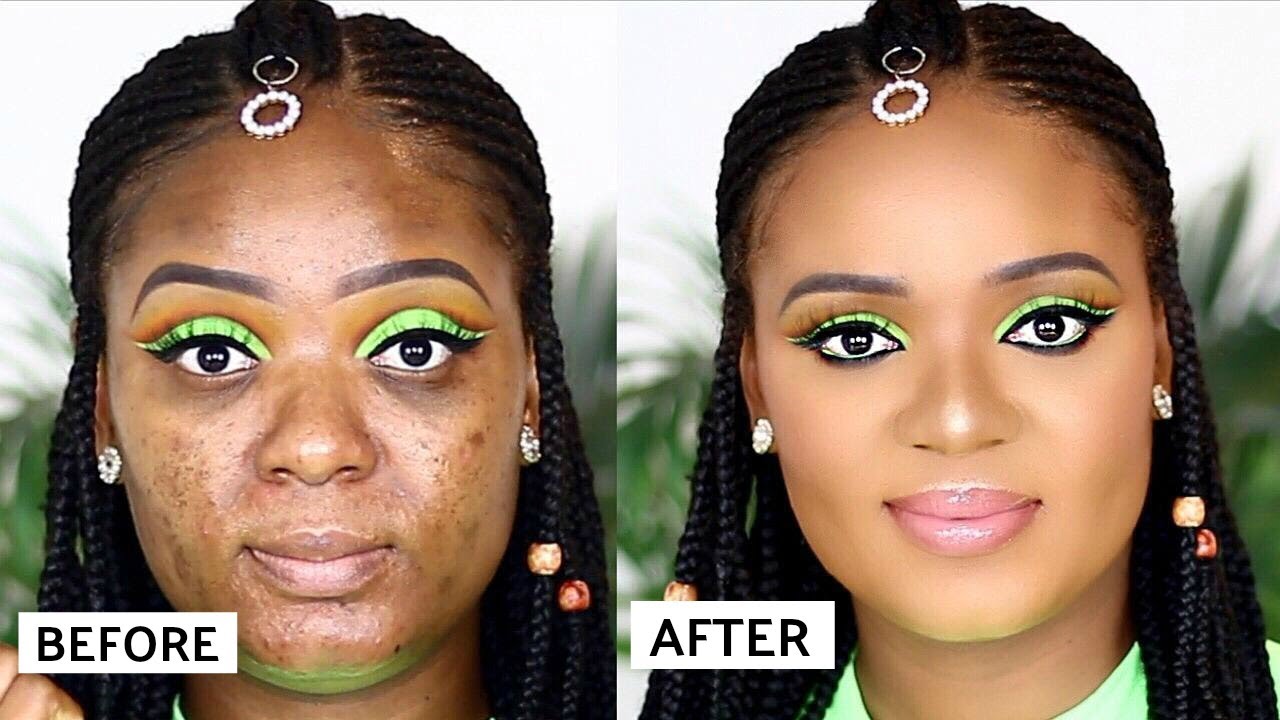 CONCEAL UNDER EYE DARK CIRCLES, DARKSPOTS & ACNE SCARS FLAWLESSLY | OMABELLETV - YouTube
