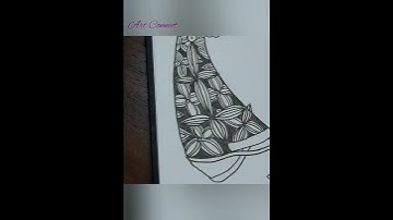 #Zentangle Art #Easy Patterns for beginners #shorts #Art connect
