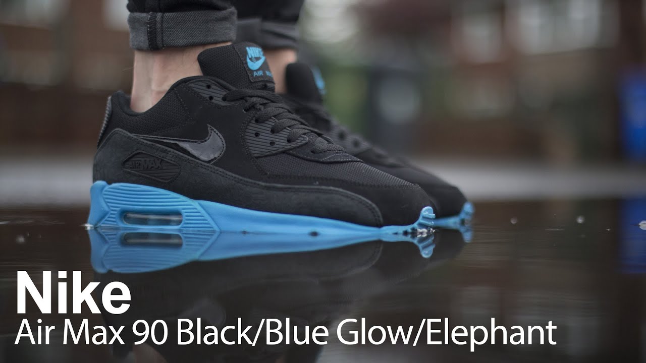 air max 90s black and blue