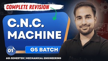 CNC MACHINE | Lecture-01 | G5 Batch | BTEUP | Mechanical Engineering  @gtechpoly​