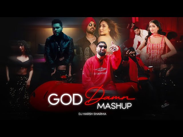 God Damn | Punjabi Medley Mashup | Karan Aujla, Badhshah, Diljit, Shubh & Raftar - DJ HARSH SHARMA class=