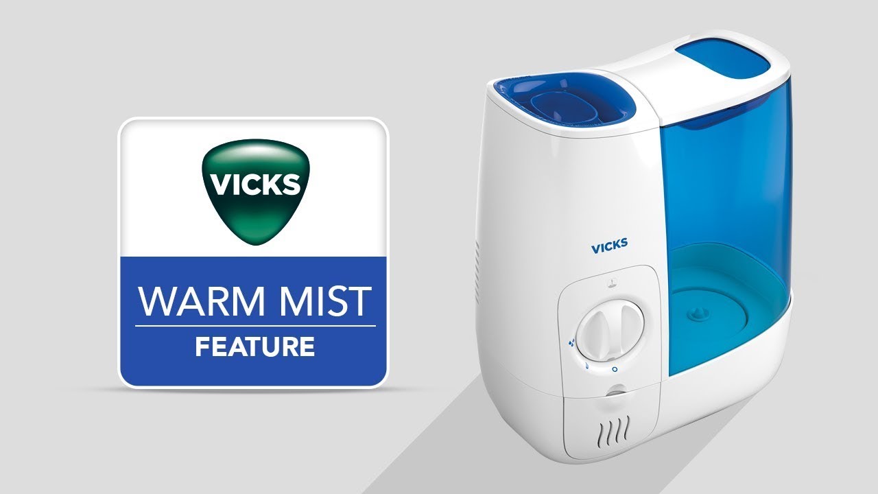 Vicks V745 A Warm Mist Humidifier White 1 Gallon Medium 12 Hours