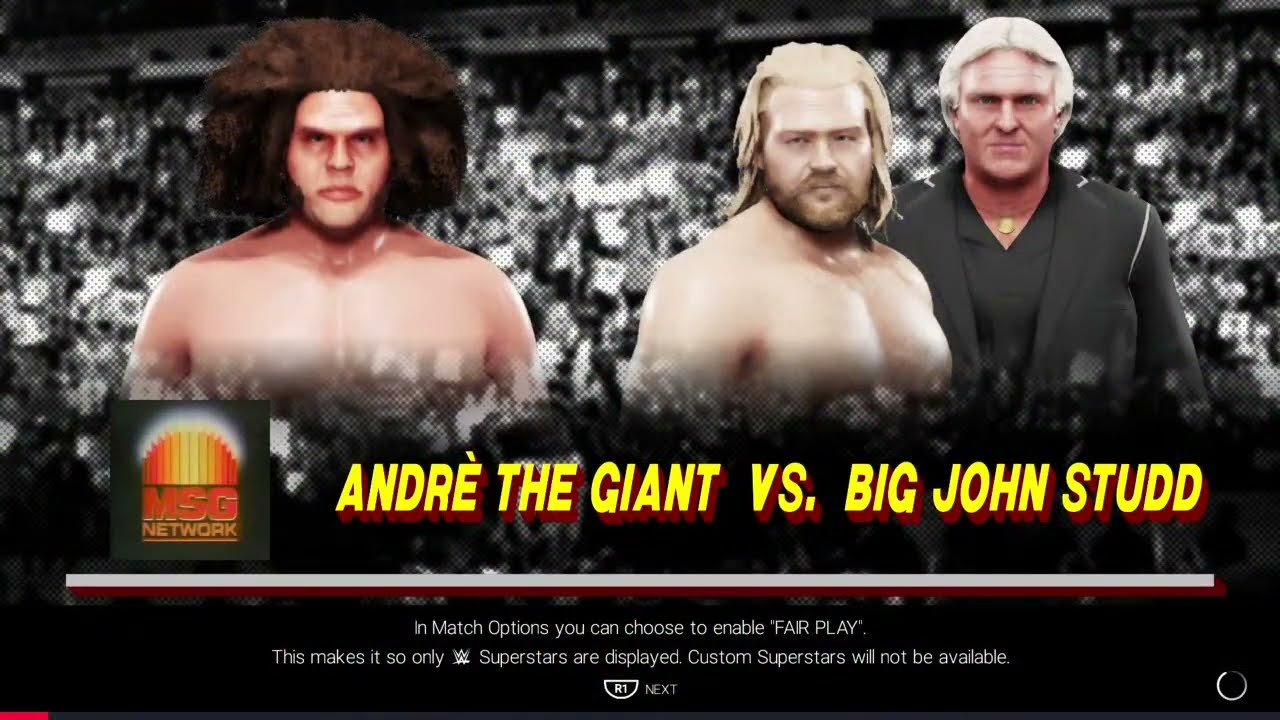 ANDRE THE GIANT vs BIG JOHN STUDD YouTube