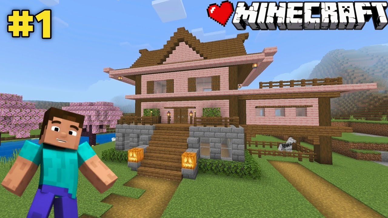 Minecraft PE New Survival Series Ep 1 In Hindi | Minecraft 1.21 ...
