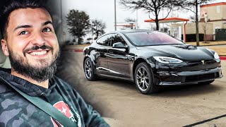 First Reactions To Launching A Tesla Plaid!