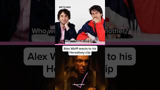 Alex Wolff reacts to THIS #Hereditary moment