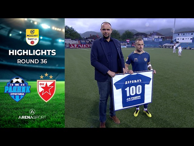 Radnik - Crvena zvezda 0:0 | MOZZART BET SUPERLIGA SRBIJE (36. kolo) | 17. maj 2026.