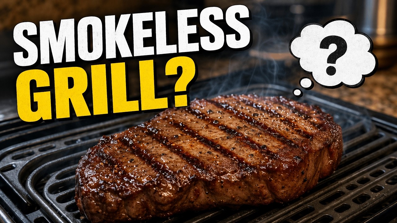 Does The Smokeless Indoor Grill Actually Work? - YouTube