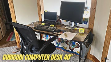 CubiCubi Computer Desk 40" Review & Test | CubiCubi Home Office Desk