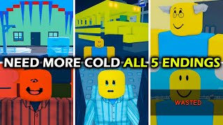 🧊NEED MORE COLD🧊 - (Full Walkthrough + All 5 Endings) - Roblox