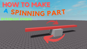How to Make a Spinning Part | Roblox Studio Tutorial
