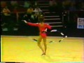 Adriana Dunavska Ribbon British International 1986