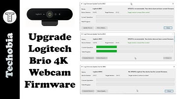 How to update or upgrade Firmware of Logitech Brio 4K webcam