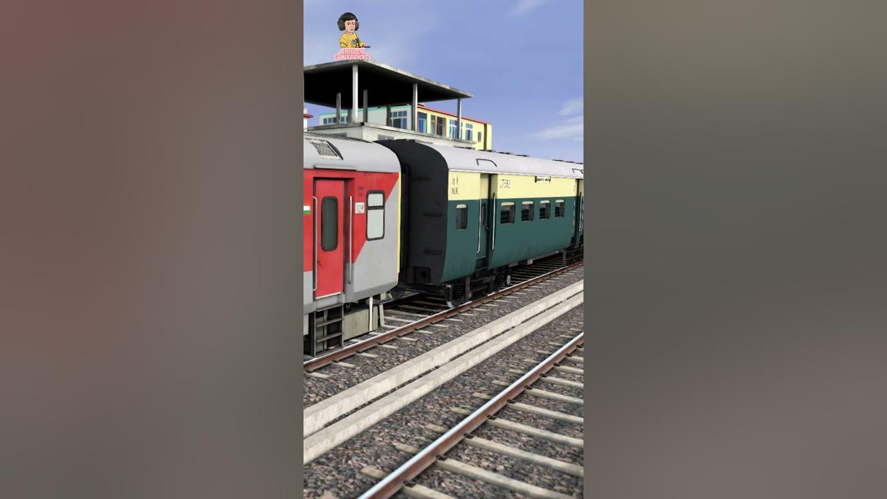 MEMU TRAIN Coach Coupling LHB AC 3Tier Coach Train Simulator ATG 