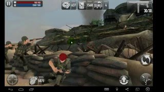 Unlimited Glu coin Game Android Frontline Commando screenshot 2