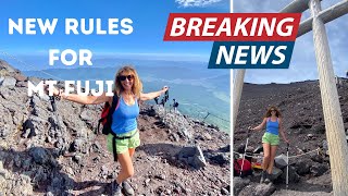 BREAKING NEWS: WHAT YOU NEED TO KNOW TO CLIMB MT FUJI, JAPAN. NEW RULES FROM SUMMER 2024