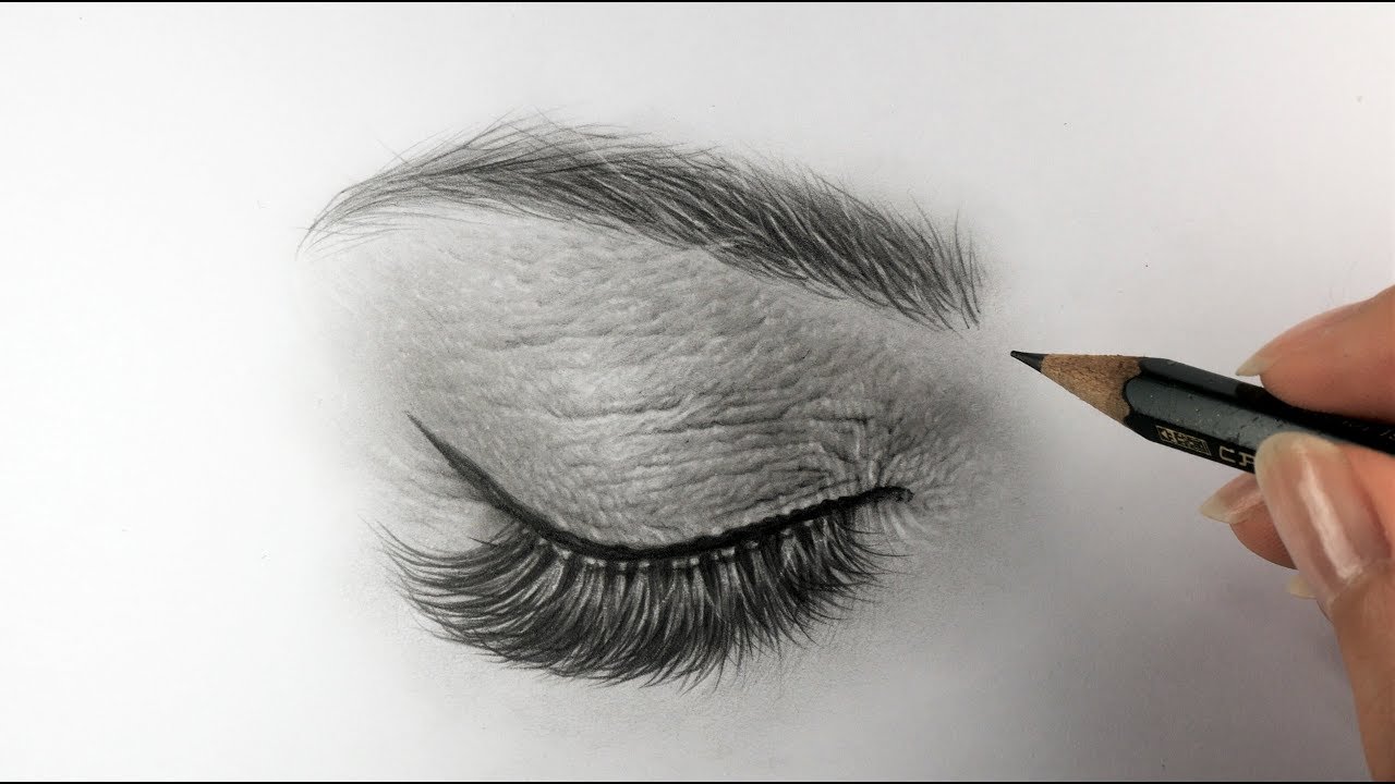 How to Draw Closed Eyes  RapidFireArt