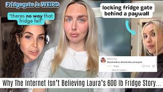 An Influencer Was "Crushed By Her 600 lb Fridge" But The Internet Are Calling Her A Liar