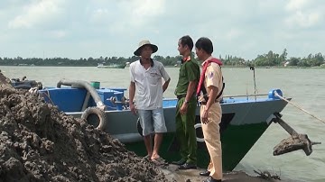 Tin Tức 24h: Cần Thơ kiểm tra việc khai thác cát trên sông Hậu