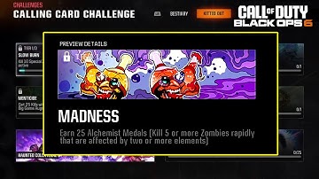 MADNESS Calling Card | Unlock Guide for Black Ops 6 Zombies
