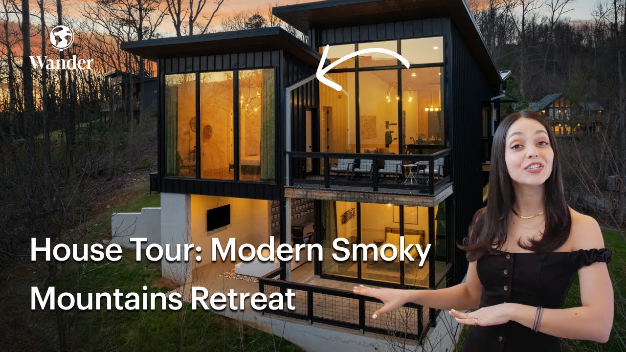 Modern Mountain Sanctuary in Gatlinburg, Tennessee | Wander Smoky Mountains House Tour