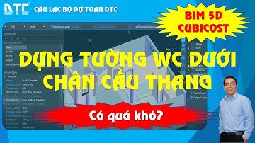 Dựng tường wc dưới chân cầu thang liệu có quá phức tạp trong Cubicost - Tasc