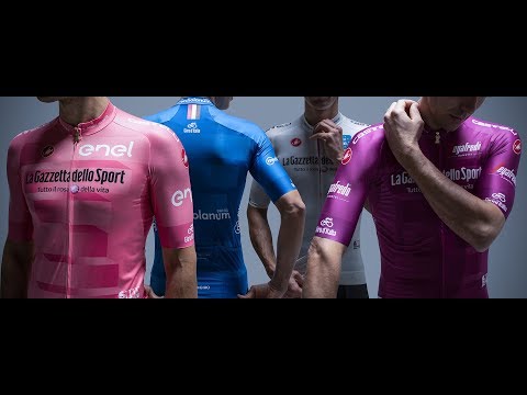 Video: Castelli grįžta prie „Giro d'Italia“marškinėlių kūrimo