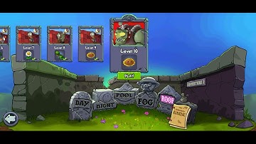 Plants vs Zombies - Gameplay Walkthrough Part 23 - ROOF: Level [9-10] (iOS, Android)