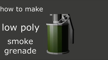 How to make Low Poly Smoke Grenade (SHORTS)