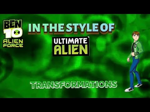 Ben 10 Ultimate Alien  All Ultimatrix Aliens Transformation - 4k - HD 