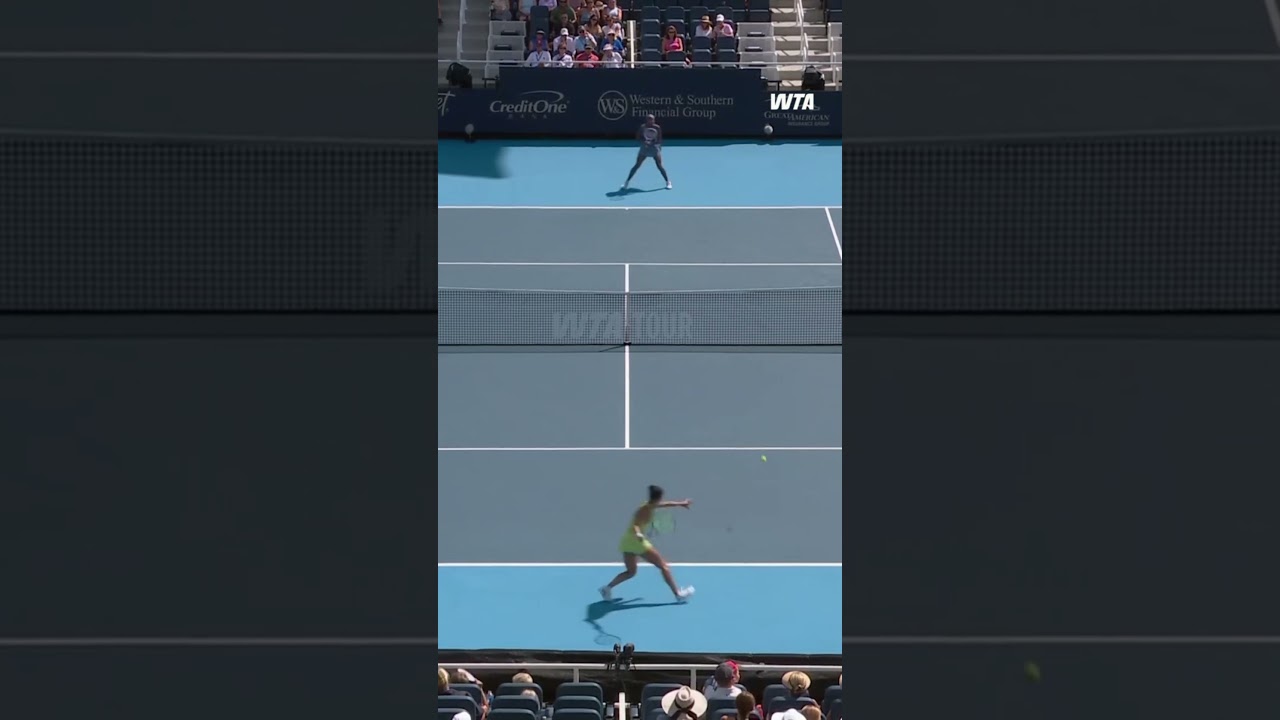 High-quality hitting from Ann Li as she looks to hit back against Gauff! #CincyTennis