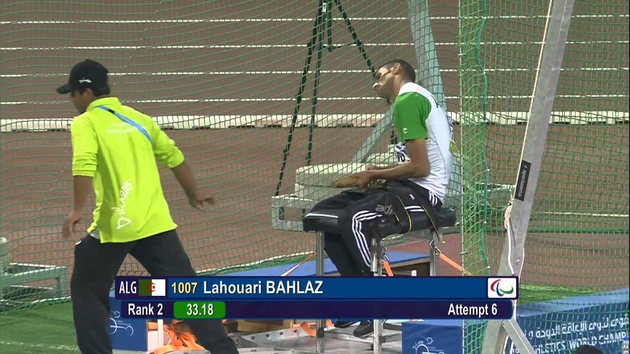 Men's club throw F32 final 2015 IPC Athletics World Championships