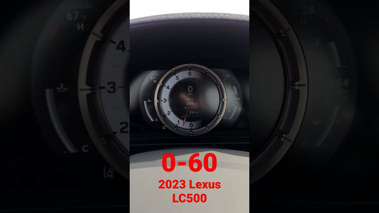 2023 Lexus LC500 0 60 Mph I M Impressed 