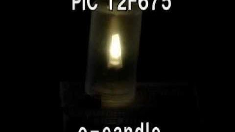 Electronic Candle (PIC)