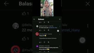 ada yang bilang kak Hany alay