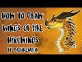 HOW TO DRAW: HiveWing - Wings of Fire - Featuring Cricket