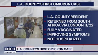 Omicron variant found in LA County