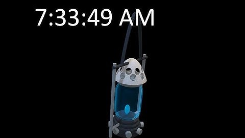 MatsClock 240110 - Free PowerPoint Digital Clock PPT Timer 3D Hurricane Lamp