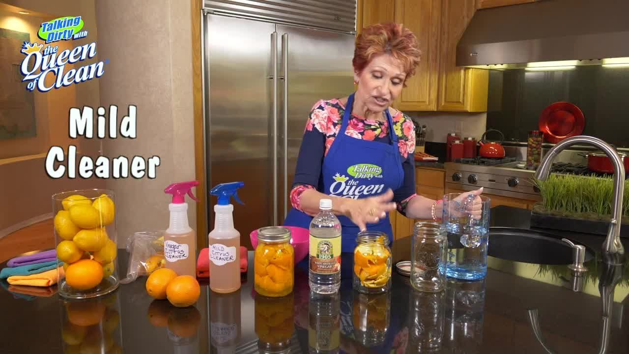 Queen of Clean How to Make Citrus Cleaners YouTube