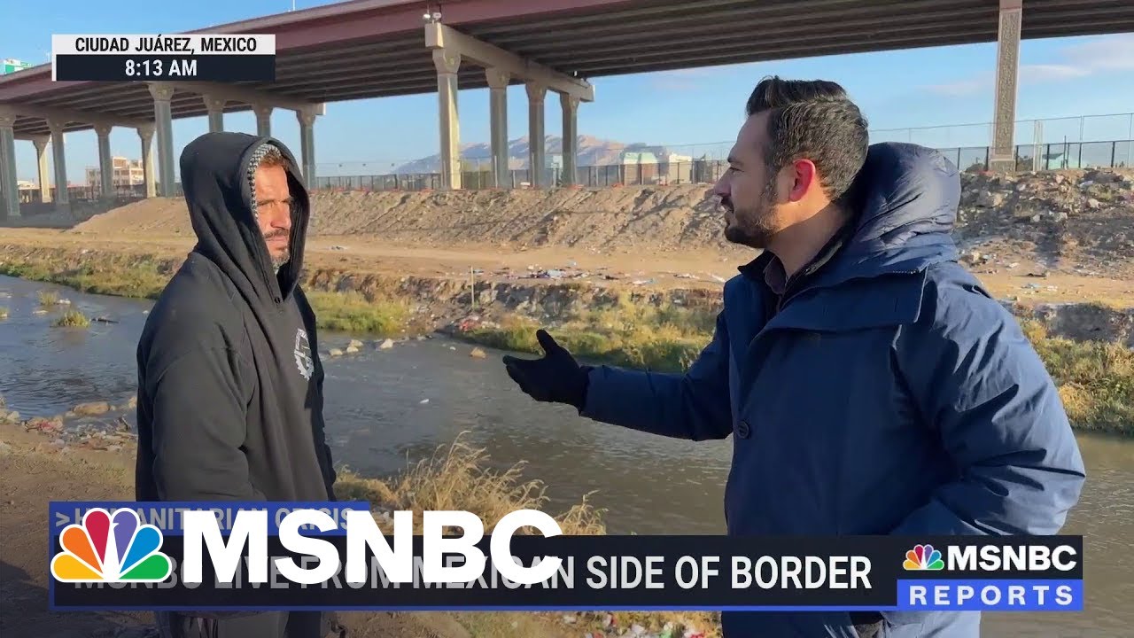 Migrants Wait Across Border For End Of Title 42 - YouTube