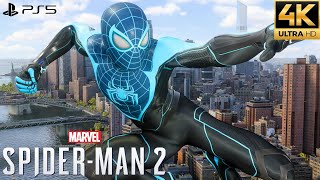 Marvel's Spider-Man 2 PS5 - Upgraded Suit Free Roam Gameplay (4K 60FPS)