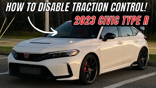 How to disable traction control - 2023 Honda Civic Type R