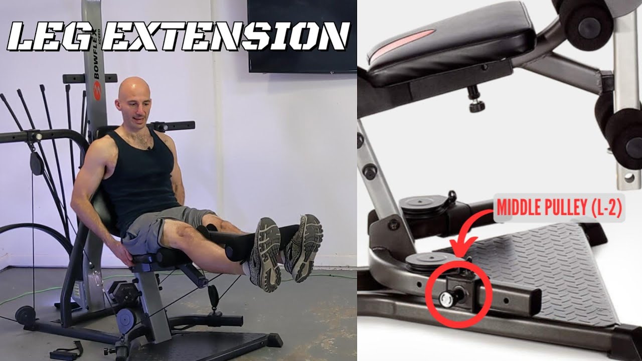 Leg Extension on the Bowflex  #XCEED #XTREME #L2 #Legs #Quads 