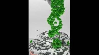 Blender fluid particles rendered with cycles