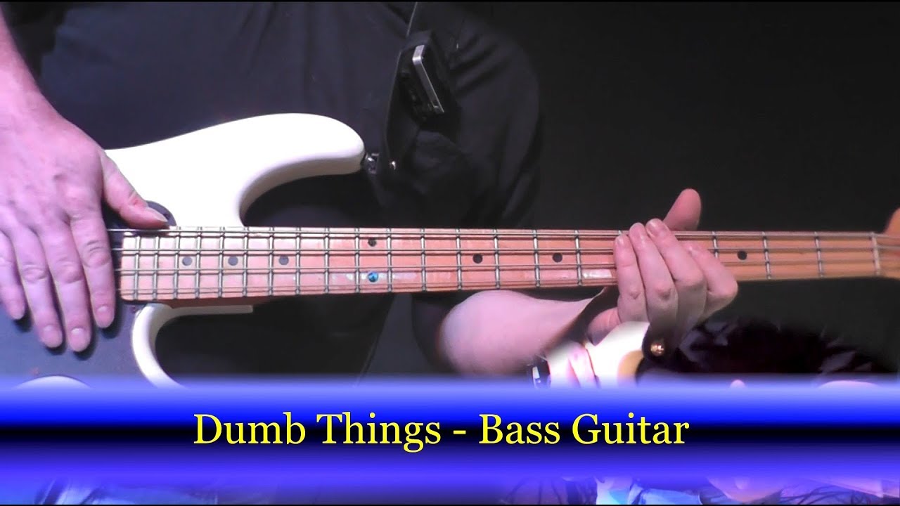 How to Play Bass Dumb Things Paul Kelly Bass Guitar Cover