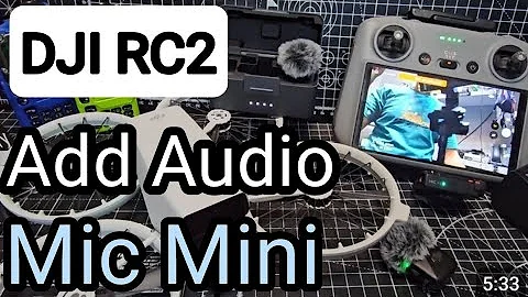 Dji RC2  Remote - Connect - Mic mini