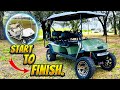 Extreme golf cart makeover