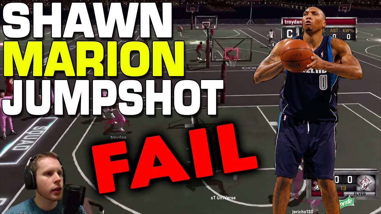 NBA2K15 Shawn Marion Jumpshot Failed Challenge YouTube
