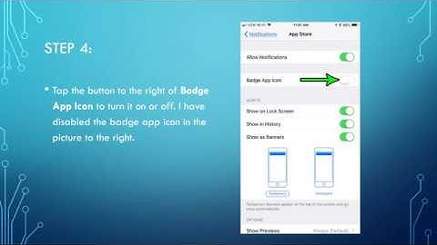 How to Enable or Disable Badge App Icon on iPhone 7