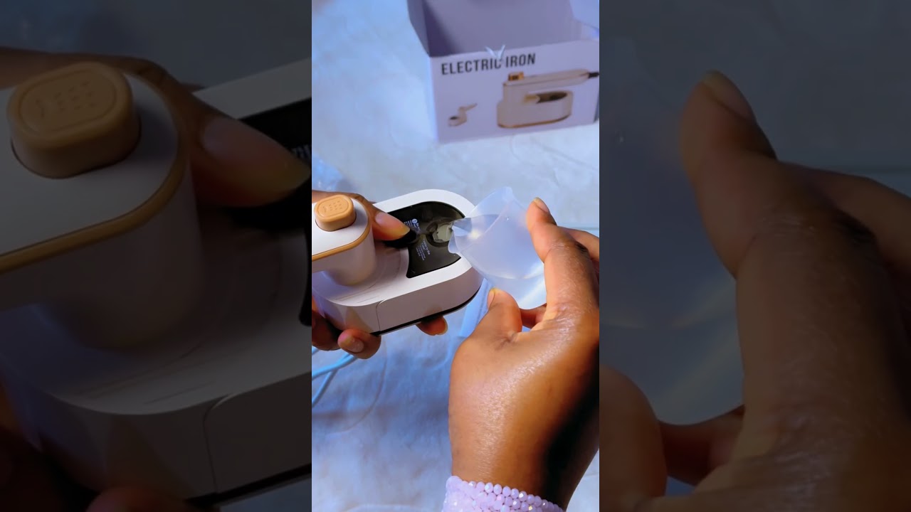 Electric steam iron ❤️very portable and nice 